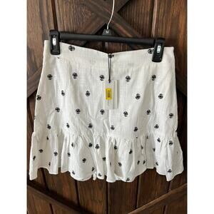 *NWT* A LOVES A - Embroidered Mini Skirt, Size 6